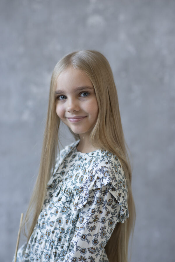 Suknelė "ŠERKŠNAS" su gumute - Image 3
